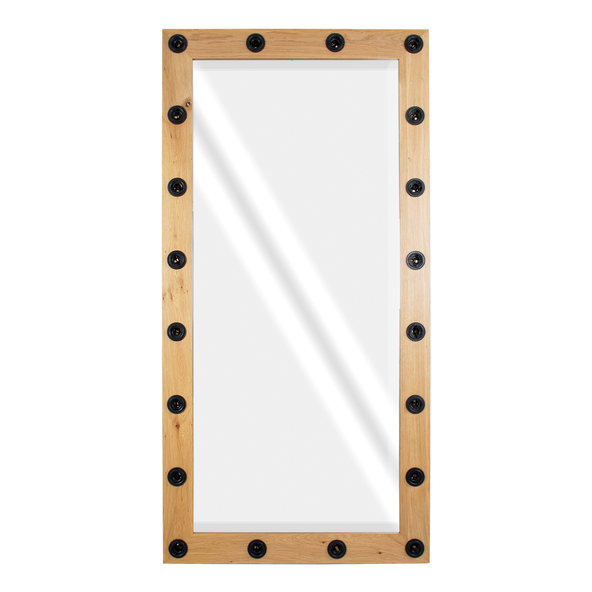 GloboStar® MAKEUP MIRROR-160x80-1 Μοντέρνος Καθρέπτης Μακιγιάζ με Πλαίσιο Φυσικού Ξύλου με Διακόπτη On/Off 20 x E27 AC220-240V - Μ80 x Π7 x Υ160cm - Μπεζ Δρυς 4 GloboStar® MAKEUP MIRROR-160x80-1 Μοντέρνος Καθρέπτης Μακιγιάζ με Πλαίσιο Φυσικού Ξύλου με Διακόπτη On/Off 20 x E27 AC220-240V - Μ80 x Π7 x Υ160cm - Μπεζ Δρυς - Image 3