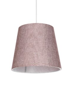 GloboStar® GLOBOSTAR® CONEY 203-0072 Μοντέρνο Κρεμαστό Φωτιστικό Οροφής με Ντουί 1 x E27 AC 220-240V IP20 - Ροζ - Μ26 x Π26 x Υ25cm