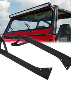 GloboStar® GloboStar® 85560 ΣΕΤ 2 Βάσεις Στήριξης για 1 Μπάρα LED για JEEP WRANGLER YJ Μοντέλο από 1987 έως 1996