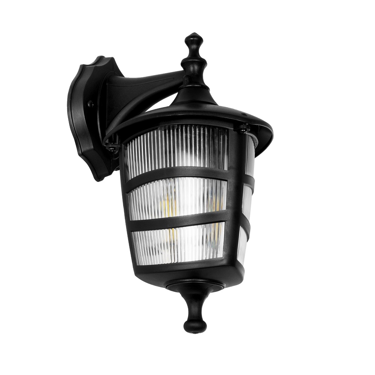 GloboStar® ZARDIN 203-0206 Vintage Επιτοίχιο Φωτιστικό Φαναράκι Μονόφωτο 1 x E27 IP44 Μαύρο Πλαστικό - Μ17 x Π22 x Υ30cm 2 GloboStar® GloboStar® ZARDIN 203-0206 Vintage Επιτοίχιο Φωτιστικό Φαναράκι Μονόφωτο 1 x E27 IP44 Μαύρο Πλαστικό - Μ17 x Π22 x Υ30cm