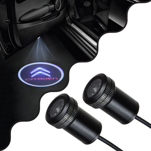GloboStar® GloboStar® 81604 CITROEN Ghost Car Brand Logo Projector - Προτζέκτορας Προβολής Μάρκας Αυτοκινήτου LED CREE XHP35 3W 240lm 120° DC 12V IP20 Ψυχρό Λευκό 6000K