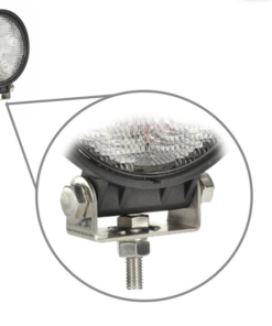 GloboStar® GloboStar® 30000 PRO Series Προβολέας Εργασίας - Working Light για Αυτοκίνητα & Φορτηγά Στρογγυλός 27W 10-30V 3780lm 30° Αδιάβροχος IP65 Ψυχρό Λευκό 6000k