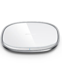 GloboStar® GloboStar® 87181 JOYROOM Originals JR-A23 Τετράγωνη Μαγνητική Βάση Κινητού Αυτοκινήτου Ασύρματη Φόρτιση MagSafe Max 15W Wireless Charging Pad (Qi) Σταθερή με Αυτοκόλλητη Ταινία Λευκό