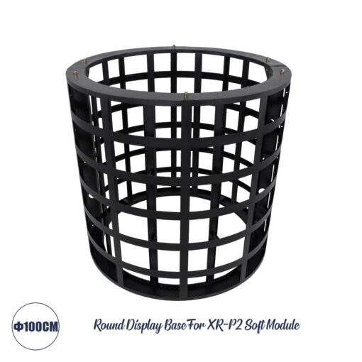GloboStar® GloboStar® BASULCO 90249 Μεταλλικό Cabinet με Διάμετρο D100cm για Δημιουργία Στρόγγυλου LED Video Wall Curved με τα Εύκαμπτα Πλακίδια Ψηφιακής Οθόνης 32x16cm SKU:90232 IP20 - Φ100 x Υ96cm