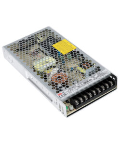 GloboStar® GLOBOSTAR® MEANWELL-LRS200-12 90782 Τροφοδοτικό/Μετασχηματιστής PELV 200W 17A DC 12V IP20 - AC 220-240V σε DC 12V / Ρυθμιζόμενo από DC 10.2V έως DC 13.8V - Μ21.5 x Π11.5 x Υ3cm - 3 Χρόνια Εγγύηση