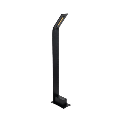GloboStar® GLOBOSTAR® GREENERY 90544 Φωτιστικό Κολωνάκι Κήπου LED 15W 1500lm 120° AC 220-240V Αδιάβροχο IP65 - Θερμό Λευκό 2700K - Γκρι Ανθρακί - Μ8 x Π15 x Υ70cm - 3 Χρόνια Εγγύηση