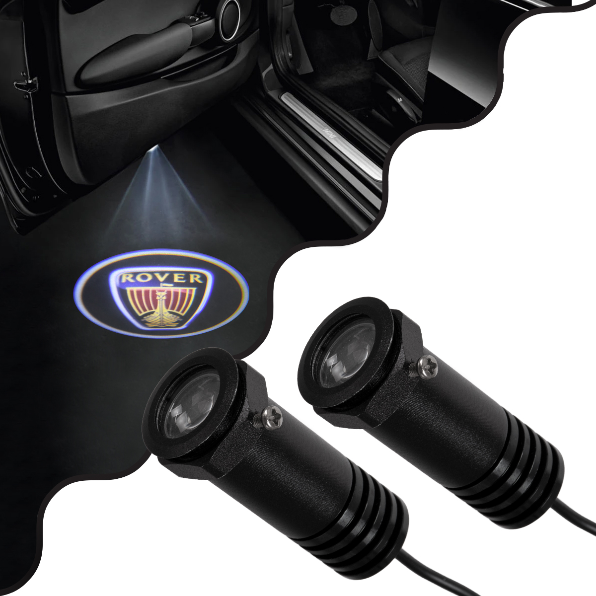 GloboStar® 81623 ROVER Ghost Car Brand Logo Projector - Προτζέκτορας Προβολής Μάρκας Αυτοκινήτου LED CREE XHP35 3W 240lm 120° DC 12V IP20 Ψυχρό Λευκό 6000K 2 GloboStar® GloboStar® 81623 ROVER Ghost Car Brand Logo Projector - Προτζέκτορας Προβολής Μάρκας Αυτοκινήτου LED CREE XHP35 3W 240lm 120° DC 12V IP20 Ψυχρό Λευκό 6000K