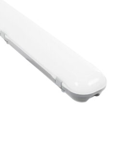 GloboStar® GLOBOSTAR® PARKING 61702 120cm Γραμμικό Βιομηχανικό Φωτιστικό Tri-Proof Τεχνολογίας Smart Group Linkable Control System 2.4Ghz με Αισθητήρα Κίνησης Microwave LED 48W 5760lm 120° AC 220-240V Αδιάβροχο IP65 Φυσικό Λευκό 5000K - LUMILEDs SMD Chip & TÜV SÜD Driver - Γκρι με Γαλακτερό Κάλυμμα Πλαστικό PC - Μ120 x Π10.5 x Υ8cm - 5 Χρόνια Εγγύηση