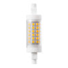 GloboStar® GLOBOSTAR® R7SPRO 60395 Λάμπα R7S 78mm LED 7W 791lm 360° AC 220-240V IP20 Θερμό Λευκό 2700K - Lumileds SMD Chip - Μ7.8 x Π2 x Υ2cm - 3 Χρόνια Εγγύηση