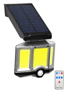 GloboStar® GloboStar® 71482 Αυτόνομος Ηλιακός Προβολέας LED COB 20W 1500lm με Ενσωματωμένη Μπαταρία 2400mAh - Φωτοβολταϊκό Πάνελ με Αισθητήρα Ημέρας-Νύχτας - PIR Αισθητήρα Κίνησης και Ασύρματο Χειριστήριο IR Αδιάβροχο IP65 Ψυχρό Λευκό 6000K