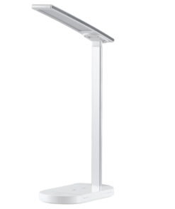 GloboStar® GloboStar® 76531 Επιτραπέζιο Φωτιστικό Πορτατίφ LED 5W 500lm 180° DC 5V IP20 CCT Θερμό Λευκό 2700K - Φυσικό Λευκό 4500K - Ψυχρό Λευκό 6000K Dimmable Λευκό Αλουμίνιο - Μ25 x Π10.5 x Υ35.5cm - 2 Xρόνια Εγγύηση