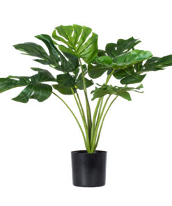 GloboStar® GloboStar® Artificial Garden MONSTERA PLANT 20000 - Τεχνητό Διακοσμητικό Φυτό Μονστέρα Υ50cm