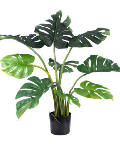 GloboStar® GloboStar® Artificial Garden MONSTERA PLANT 20001 - Τεχνητό Διακοσμητικό Φυτό Μονστέρα Υ85cm