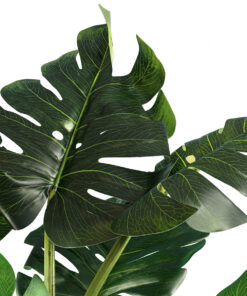 Alternative view of GloboStar® Artificial Garden MONSTERA PLANT 20001 - Τεχνητό Διακοσμητικό Φυτό Μονστέρα Υ85cm