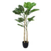 GloboStar® GloboStar® Artificial Garden MONSTERA PLANT 20005 - Τεχνητό Διακοσμητικό Φυτό Μονστέρα Υ110cm