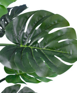 Alternative view of GloboStar® Artificial Garden MONSTERA PLANT 20005 - Τεχνητό Διακοσμητικό Φυτό Μονστέρα Υ110cm