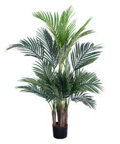 GloboStar® GloboStar® Artificial Garden ARECA PALM TREE 20010 - Τεχνητό Διακοσμητικό Φυτό Φοινικόδεντρο Αρέκα Υ120cm