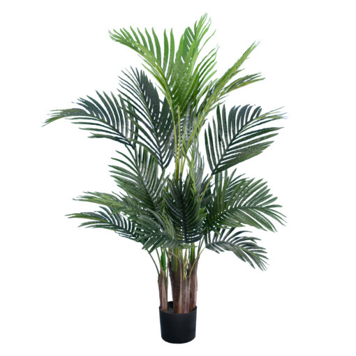 GloboStar® GloboStar® Artificial Garden ARECA PALM TREE 20010 - Τεχνητό Διακοσμητικό Φυτό Φοινικόδεντρο Αρέκα Υ120cm