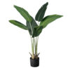 GloboStar® GloboStar® Artificial Garden STRELITZIA 20024 Τεχνητό Διακοσμητικό Φυτό  Στρελίτσια - Πουλί του Παραδείσου Υ90cm