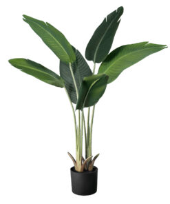 GloboStar® GloboStar® Artificial Garden STRELITZIA 20024 Τεχνητό Διακοσμητικό Φυτό  Στρελίτσια - Πουλί του Παραδείσου Υ90cm