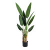 GloboStar® GloboStar® Artificial Garden STRELITZIA 20028 Τεχνητό Διακοσμητικό Φυτό  Στρελίτσια - Πουλί του Παραδείσου Υ120cm