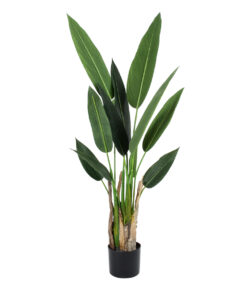 GloboStar® GloboStar® Artificial Garden STRELITZIA 20028 Τεχνητό Διακοσμητικό Φυτό  Στρελίτσια - Πουλί του Παραδείσου Υ120cm
