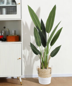 GloboStar® Artificial Garden STRELITZIA 20028 Τεχνητό Διακοσμητικό Φυτό Στρελίτσια - Πουλί του Παραδείσου Υ120cm 11 20028 20575