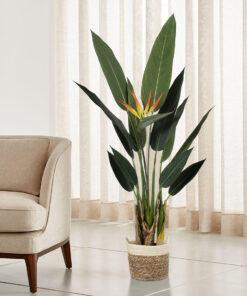 GloboStar® Artificial Garden STRELITZIA REGINAE 20031 Τεχνητό Διακοσμητικό Φυτό Στρελίτσια - Πουλί του Παραδείσου Υ120cm 13 20031 20329
