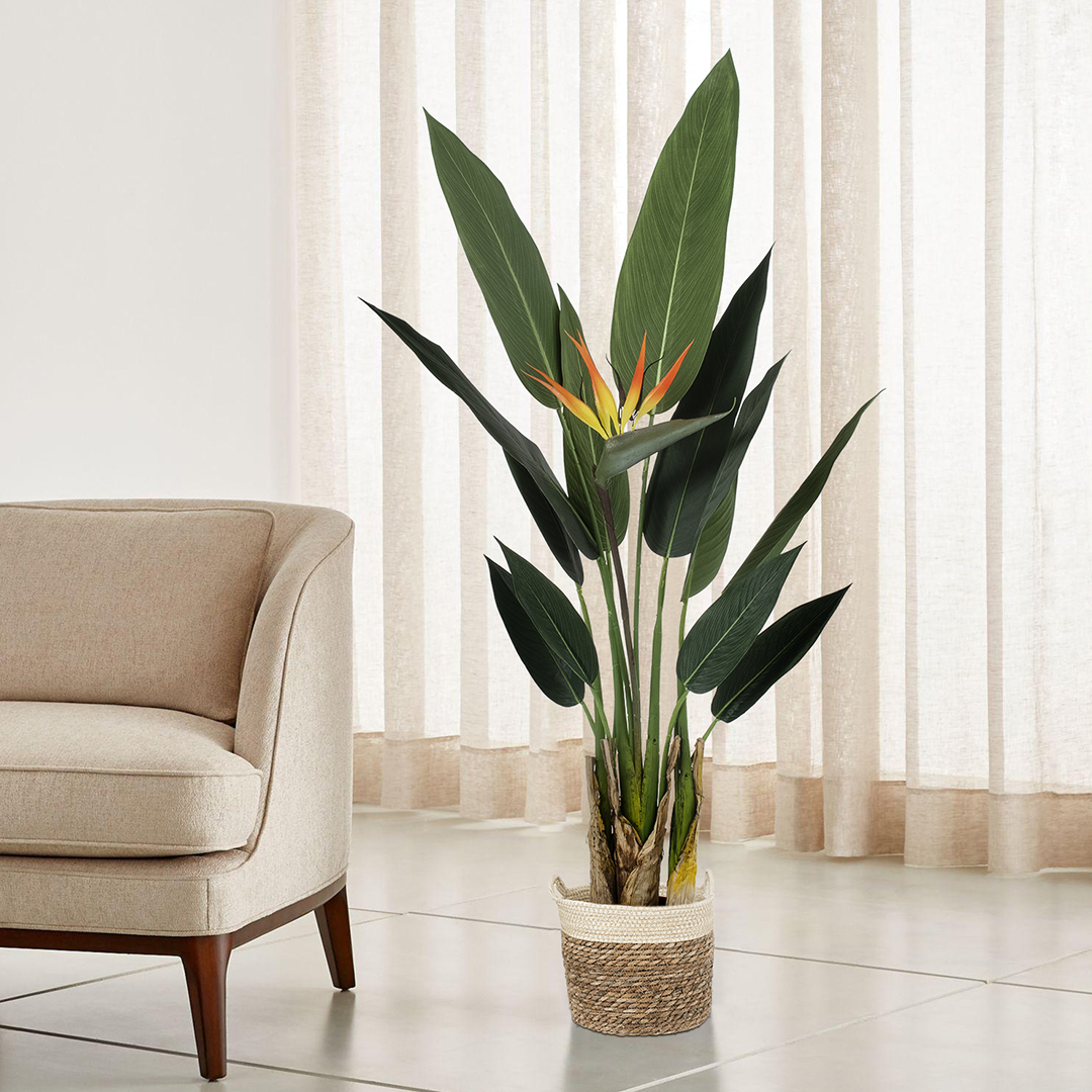 GloboStar® Artificial Garden STRELITZIA REGINAE 20031 Τεχνητό Διακοσμητικό Φυτό Στρελίτσια - Πουλί του Παραδείσου Υ120cm 8 GloboStar® Artificial Garden STRELITZIA REGINAE 20031 Τεχνητό Διακοσμητικό Φυτό Στρελίτσια - Πουλί του Παραδείσου Υ120cm - Image 6