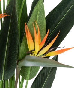 GloboStar® Artificial Garden STRELITZIA REGINAE 20032 Τεχνητό Διακοσμητικό Φυτό Στρελίτσια - Πουλί του Παραδείσου Υ140cm 10 20032 4