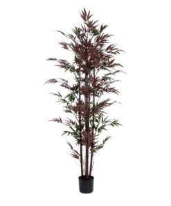 GloboStar® GloboStar® Artificial Garden BLOODLEAF BAMBOO 20039 Τεχνητό Διακοσμητικό Φυτό Αιματόφυλλο Μπαμπού Υ170cm