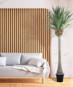 GloboStar® Artificial Garden BEAUCARNEA PALM TREE 20048 Τεχνητό Διακοσμητικό Φυτό Κυρτόφυλλος Μπουκαρνέα Υ250cm 13 20048