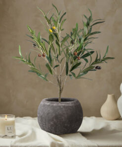GloboStar® Artificial Garden OLIVE TREE 20051 Τεχνητό Διακοσμητικό Φυτό Ελιά Υ55cm 9 20051 20458