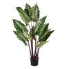 GloboStar® GloboStar® Artificial Garden RAINBOW TARO 20055 Τεχνητό Διακοσμητικό Φυτό Κολοκασία Υ140cm