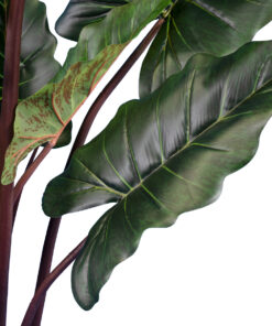 GloboStar® Artificial Garden RAINBOW TARO 20055 Τεχνητό Διακοσμητικό Φυτό Κολοκασία Υ140cm 7 20055 3