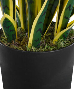 GloboStar® Artificial Garden BLOODLEAF DRACAENA TRIFASCIATA 20062 Τεχνητό Διακοσμητικό Φυτό Αιματόφυλλη Σανσεβιέρια Υ100cm 8 20062 4