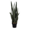 GloboStar® GloboStar® Artificial Garden DRACAENA TRIFASCIATA 20063 Τεχνητό Διακοσμητικό Φυτό Σανσεβιέρια Υ90cm