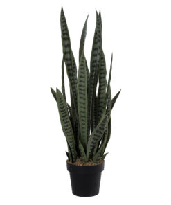 GloboStar® GloboStar® Artificial Garden DRACAENA TRIFASCIATA 20063 Τεχνητό Διακοσμητικό Φυτό Σανσεβιέρια Υ90cm