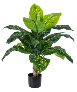GloboStar® GloboStar® Artificial Garden ROHDEA JAPONICA 20067 Τεχνητό Διακοσμητικό Φυτό Ιαπωνέζικη Ροδέα Υ80cm