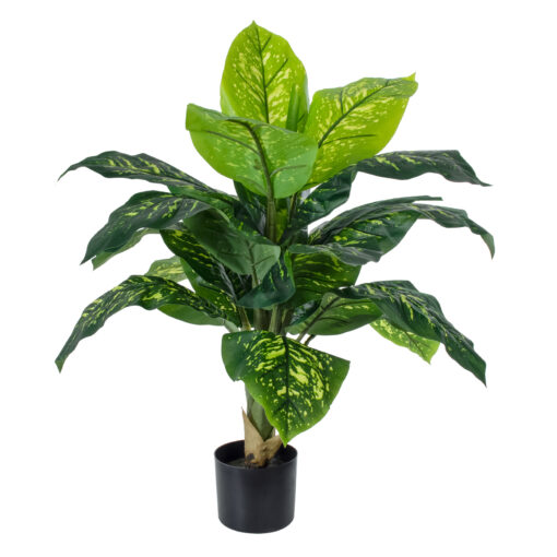 GloboStar® GloboStar® Artificial Garden ROHDEA JAPONICA 20067 Τεχνητό Διακοσμητικό Φυτό Ιαπωνέζικη Ροδέα Υ80cm