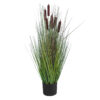 GloboStar® GloboStar® Artificial Garden TYPHA ANGUSTIFOLIA GRASS 20069 Τεχνητό Διακοσμητικό Φυτό Γρασίδι της Τύφας Υ90cm