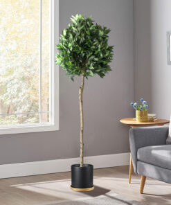 GloboStar® Artificial Garden LAUREL 20085 Τεχνητό Διακοσμητικό Φυτό Δάφνη Υ150cm 11 20085 20447