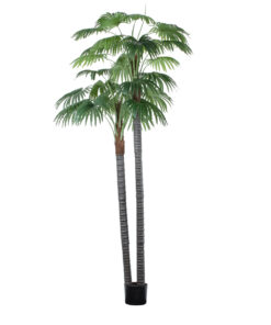 GloboStar® GloboStar® Artificial Garden PALM TREE 20086 Τεχνητό Διακοσμητικό Φυτό Φοινικόδεντρο Βεντάλια Υ300cm