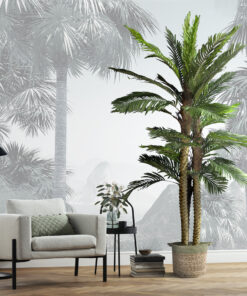 GloboStar® Artificial Garden COCONUT PALM TREE 20087 Τεχνητό Διακοσμητικό Φυτό Φοινικόδεντρο Κοκοφοίνικας Υ350cm 11 20087 20328