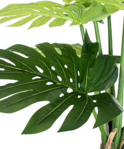 GloboStar® Artificial Garden MONSTERA SET 20090 - Τεχνητό Διακοσμητικό Σετ Φυτών Μονστέρα A:Υ300cm B:Υ200cm C:Υ150cm 5 20090 3
