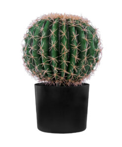 GloboStar® GloboStar® Artificial Garden FEROCACTUS 20091 Τεχνητό Διακοσμητικό Φυτό Φερόκακτος Υ36cm