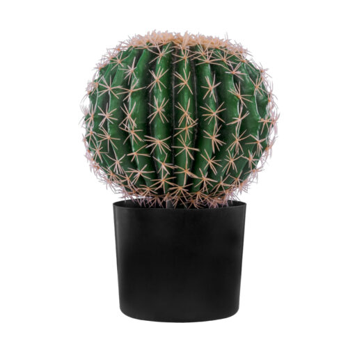 GloboStar® GloboStar® Artificial Garden FEROCACTUS 20091 Τεχνητό Διακοσμητικό Φυτό Φερόκακτος Υ36cm