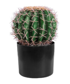 GloboStar® GloboStar® Artificial Garden FEROCACTUS 20092 Τεχνητό Διακοσμητικό Φυτό Φερόκακτος Υ26cm