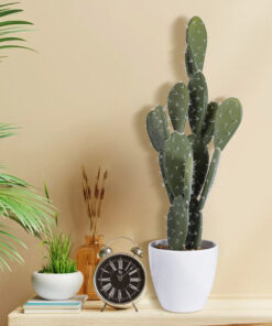 GloboStar® Artificial Garden OPUNTIA FICUS-INDICA CACTUS 20096 Τεχνητό Διακοσμητικό Φυτό Κάκτος Φραγκοσυκιά Υ60cm 11 20096