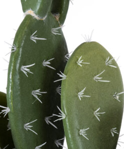 Alternative view of GloboStar® Artificial Garden OPUNTIA FICUS-INDICA CACTUS 20096 Τεχνητό Διακοσμητικό Φυτό Κάκτος Φραγκοσυκιά Υ60cm